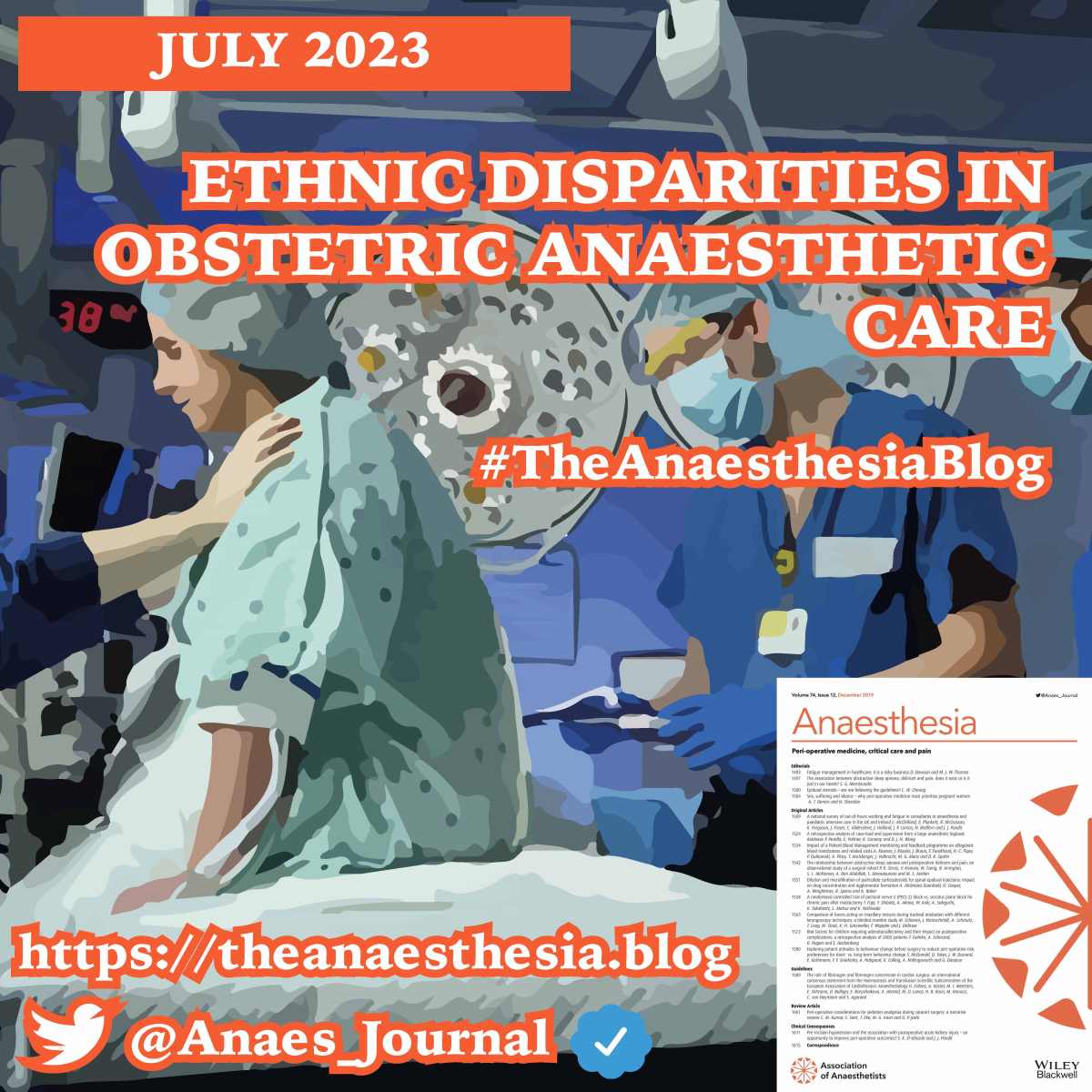 Ethnic disparities in obstetric anaesthetic care